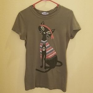 Lucky Brand Cat Shirt